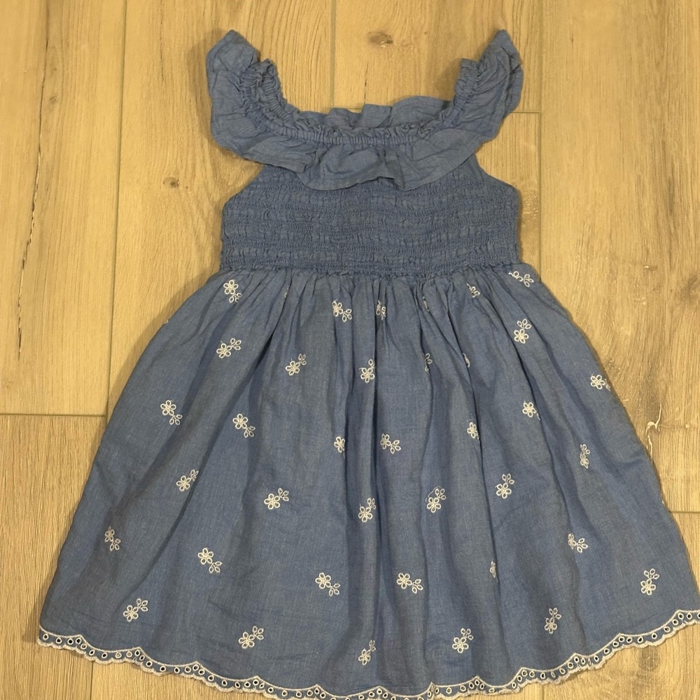 Cat & Jack Blue Floral Kids Dress